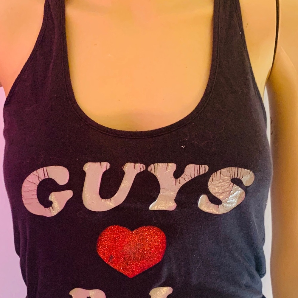 Classic Betsey blk racer back tank